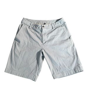 lululemon Commission Shorts Men’s Light Blue ABC Chino Classic Fit Oxford 31X9